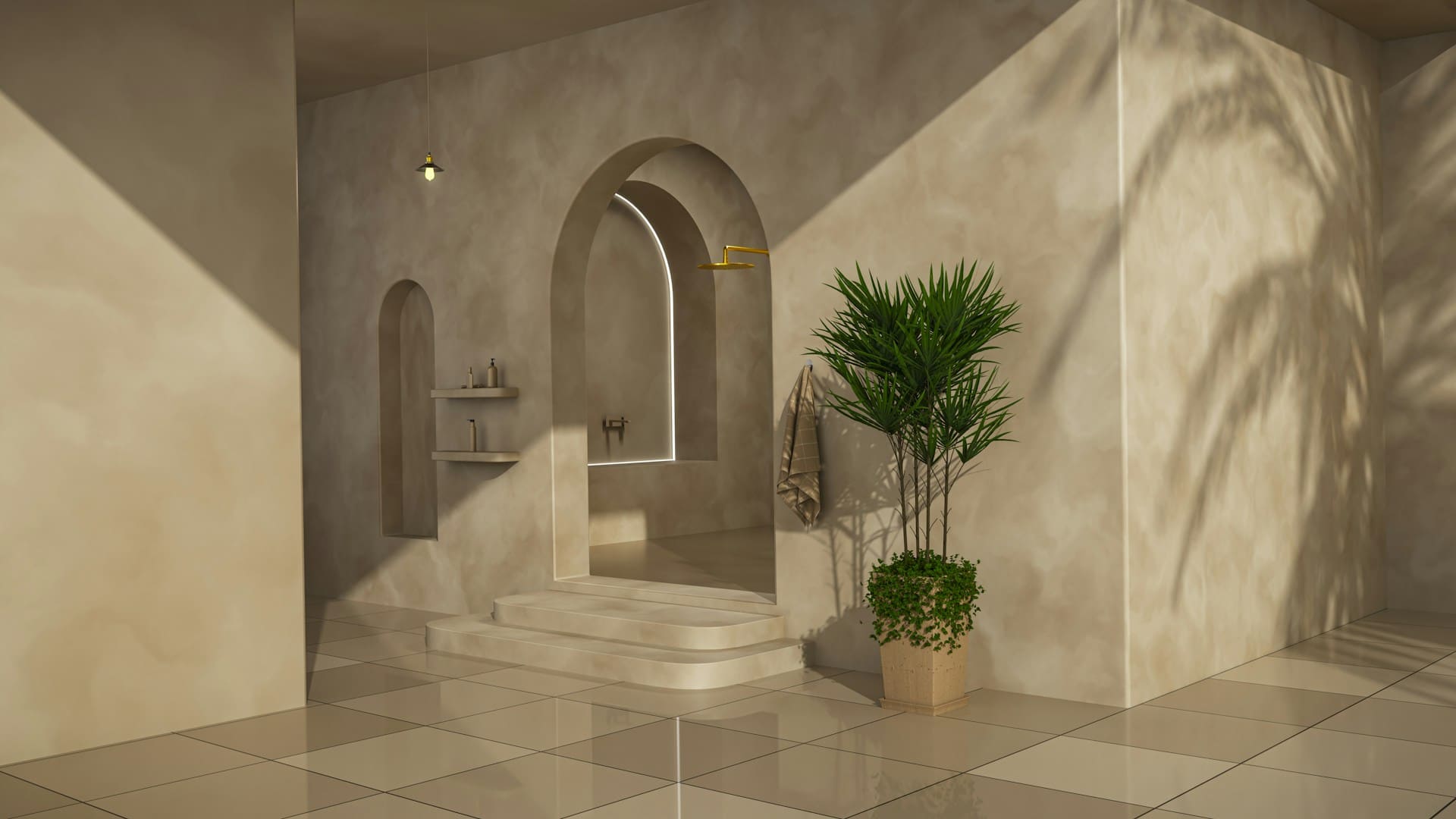 Minimalist room staging